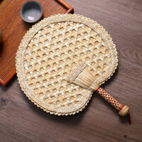 Quạt cầm tay, quạt nan tre, quạt ba tiêu cổ trang phong cách Trung Hoa thân thiện với môi trường