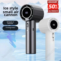 Quạt cầm tay Quạt Usb Mini di động Tốc độ cao 100 bánh răng Máy gió cầm tay Công suất cao Sạc ngoài trời Quạt làm mát nhỏ gọn Giảm giá 50%