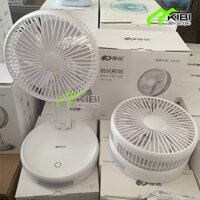 Quạt cầm tay sạc điện, quạt mini tích điện để bàn KM - F0358