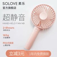 Quạt Cầm Tay SOLOVE N9- Quạt Mini Cầm Tay Tích Điện Du Lịch Cao Cấp Cho Mọi Lứa Tuổi