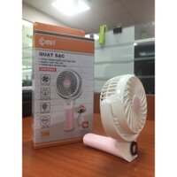 Quạt cầm tay tích điện Comet CRF0904, quạt sạc sử dụng pin lên đến 5-7h công xuất 3w