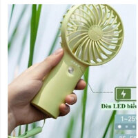 Quạt cầm tay Yoobao F3 4000mAh, 6000 mah ,quạt mini tích điện pin cực khỏe chạy liên tục 30h