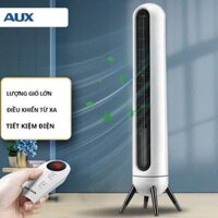 Quạt Cây AUX Điều Khiển Từ Xa, Quạt Không Cánh Đặt Phòng Điều Hòa Làm Mát Không Khí, Tiết Kiệm Điện
