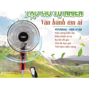 Quạt cây điều khiển từ xa Hyundai HDE 6100