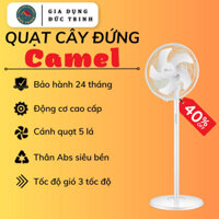 Quạt cây đứng Camel - Quạt 5 cánh, chống ồn - BH 24 tháng
