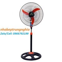 Quạt cây đứng công nghiệp điện cơ 91 QĐ-CN450F Bộ Quốc Phòng, cánh cam, sải 45cm