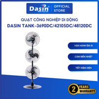 Quạt Cây Đứng Dasim 3 Đầu DST- 1435 42W, Quạt Điện Công Nghiệp Motor Lõi Đồng - - Chính Hãng Dasin