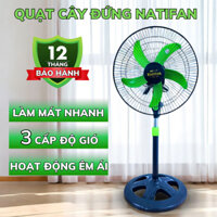 Quạt cây đứng Natifan, quạt lỡ công nghiệp công suất lớn với 3 tốc độ gió làm mát khăp gia đình bạn
