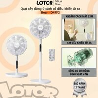 Quạt cây đứng, quạt cây Bear D47F2 , quạt 9 cánh siêu mát có ĐIỀU KHIỂN TỪ XA, hoạt động êm ái bảo hành 18 tháng