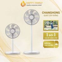 Quạt cây đứng quạt điện 7 cánh Xiaomi ChangHong sử dụng motor đạn bạc không gây tiếng ồn hiệu năng làm mát cao