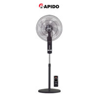 Quạt cây đứng Rapido 6 cánh điện cơ 220V, Công suất 63W, Tiết kiệm điện, Bảo hành 1 năm