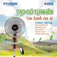 Quạt cây Hyundai HDE 6100 Điều Khiển Từ Xa