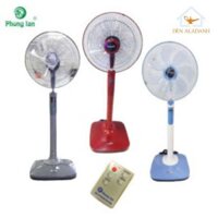 Quạt Cây Phong Lan D400MS-K 7 cánh CÓ ĐIỀU KHIỂN MÀU ĐỎ