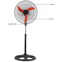 Quạt cây, quạt đứng điện cơ thống nhất QĐ450-ĐM - 3 cánh, cánh 450mm, 50w, bền bỉ cho làn gió mát