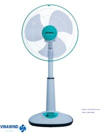 Quạt cây Senko LS-1630, sải cánh 39cm, lửng rút 97cm