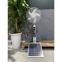 Quạt cây tích điện năng lượng mặt trời HS 300A, có điều khiển từ xa, ắc quy tích điện (tặng bóng đèn led siêu sáng)