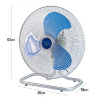 Quạt chân quỳ (quạt sàn) Vinawind QS500, công suất 150W