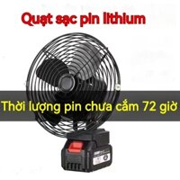 Quạt chạy pin lithium Makita, quạt cầm tay công suất cao, thích hợp sử dụng trong nhà và ngoài trời