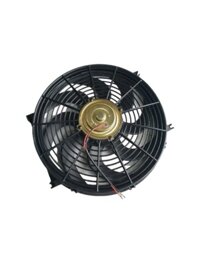 Quạt chế mô tơ trần 14inch 100w 12v cánh cong hàng xịn