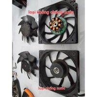 Quạt Chống Nước Tản Nhiệt Phản Lực 12V~3A~12x12x3,8cm~Hàng Nhật Khung Hợp Kim Nhôm