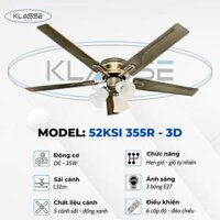 Quạt chùm đèn Klasse 52KSI 355R – 3D