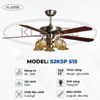 Quạt chùm đèn Klasse 52KSP 515