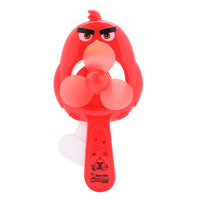 Quạt Cơ Cầm Tay Mini Hình Angry Bird - Đỏ