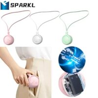 Quạt cổ không lưỡi SPARKL, Quạt treo cổ xoay 360 độ có thể điều chỉnh điều hòa không khí, Sạc USB đa chức năng 3 tốc độ Tiếng ồn thấp Quạt điện Mini lười biếng