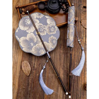 Quạt cổ trang cán dài mẫu mới