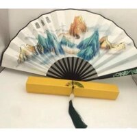 Quạt cổ trang Ngọc thanh bạch thiển