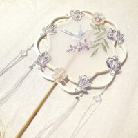 Quạt cổ xưa Phong cách Trung Quốc Đạo cụ bắn súng khiêu vũ cổ điển Quạt nhóm