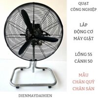 Quạt Công Nghiệp Lồng 55 Cánh 50 Mẫu Chân Qùy Lắp Động Cơ Máy Giặt Cũ. Lồng Công Ty