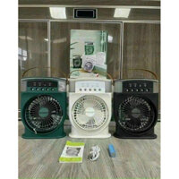 Quạt Đá Điều Hòa Hơi Nước Mini Để Bàn - Quạt Điều Hòa Mini Có Khay Chứa Đá