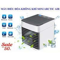 Quạt Đá Điều Hòa Hơi Nước Mini Để Bàn - Quạt Điều Hòa Mini Có Khay Chứa Đá