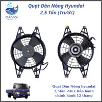 Quạt Dàn Nóng Tản Nhiệt Điều Hòa Xe Tải Hyundai 2.5 Tấn Quạt Gió Chính 4 Cánh Làm Mát Động Cơ Máy Lạnh Ô tô Huyndai 2.5T