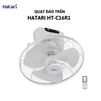 Quạt Đảo Trần Cao Cấp Thái Lan Hatari HT-C16R1, Công Suất 52W, Sải Cánh 16Inch, Bảo Hành 24 Tháng.