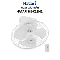 Quạt Đảo Trần Cao Cấp Thái Lan Hatari HE-C18M1, Điều Khiển Bằng Hộp Số, Hoạt Động Êm Ái, Hàng Chính Hãng.