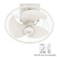 Quạt đảo trần Mitsubishi CY16-SV Điều khiển hộp số, có nút dừng đảo - Hàng chính hãng