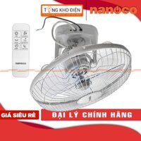 Quạt đảo trần Nanoco - Có Điều Khiển Từ Xa, Motor đồng + sử dụng đạn bạc, Bảo hành 12 tháng [CHÍNH HÃNG]