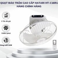 Quạt  Đảo Trần Thái Lan Hatari HT-C16R1(S) - Có Điều Khiển -Hàng chính hãng- Có Tem Nhập Khẩu , Phiếu Bảo Hành