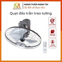 Quạt đảo trần treo tường có điều khiển remote Nanoco NOF1603G-RC