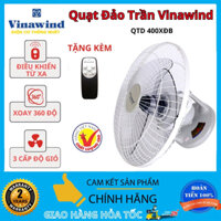 Quạt đảo trần Vinawind - Có Điều Khiển Từ Xa QTĐ400X-ĐB (Điện cơ thống nhất - CHÍNH HÃNG)