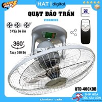 Quạt Đảo Trần Vinawind QTD-400XĐB Điều Khiển Từ Xa | Quạt Trần Mini Giá Rẻ 3 Cấp Độ Gió ,Bảo Hành 12 Tháng