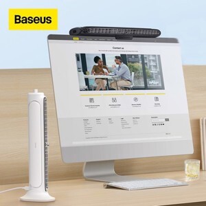 Quạt để bàn Baseus Refreshing Monitor ClipOn & StandUp Desk Fan