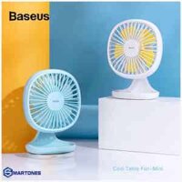 Quạt để bàn Baseus USB Mini Fan cho mùa hè công suất 5w, ba chế độ làm mát với 5 cánh quạt