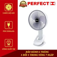 QUẠT ĐỂ BÀN CÓ SẠC TÍCH ĐIỆN PERFECT PF-QB2150