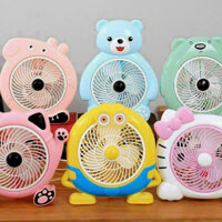 Quạt để bàn mini cắm điện hình thú siêu cute