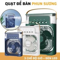 Quạt Để Bàn Phun Sương Hơi Nước, Có Chế  Độ Hẹn Giờ ,  3 Chế Độ