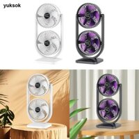 Quạt Để Bàn Quạt Điện 3 Tốc Độ Quạt Nhẹ Mạnh Mẽ Yên Tĩnh Hai Đầu Quạt Bàn Cho Ký Túc Xá Du Lịch Nhà