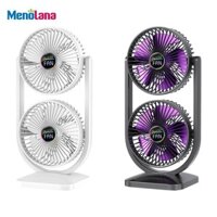 Quạt Để Bàn Quạt Điện 3 Tốc Độ Quạt Nhẹ Mạnh Mẽ Yên Tĩnh Hai Đầu Quạt Bàn Cho Ký Túc Xá Du Lịch Nhà